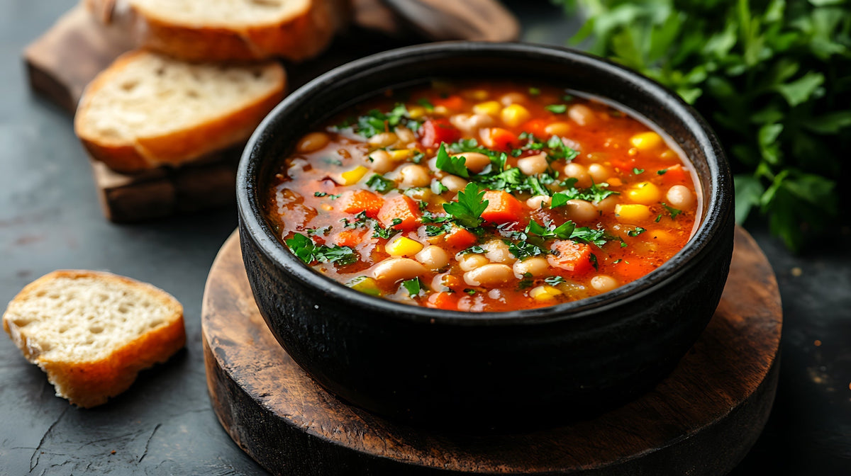 Sådan laver du en minestronesuppe med køkkenudstyr fra ONYX Cookware