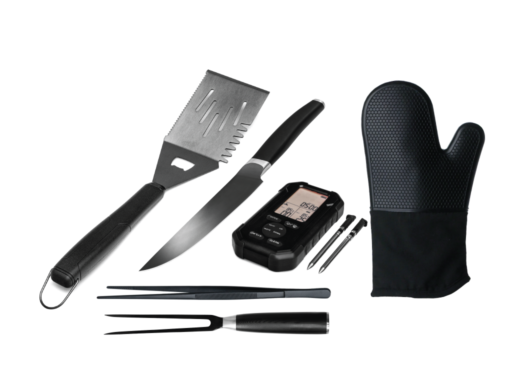 COMPLETE BBQ KIT - STEGETERMOMETER - 1