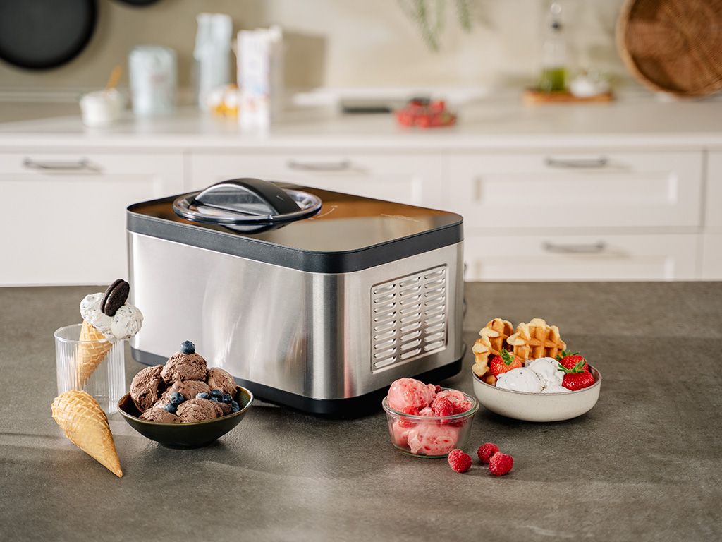 ICE CREAM MAKER WITH COMPRESSOR - 3