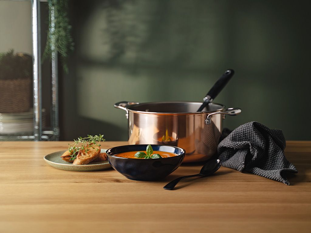 COPPER HYBRID NON-STICK POT 24 CM - 3
