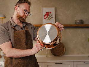 COPPER HYBRID NON-STICK POT 24 CM - 6