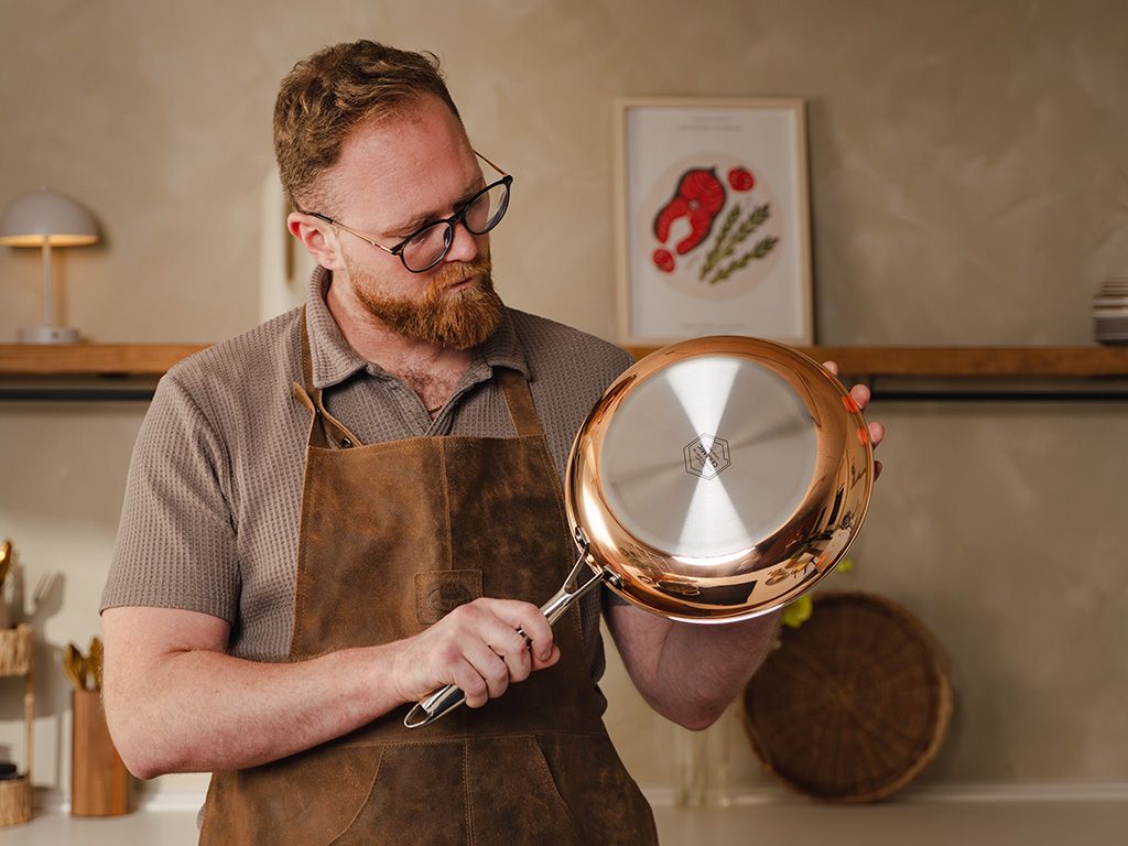 COPPER HYBRID NON-STICK FRYING PAN 24 CM - 6