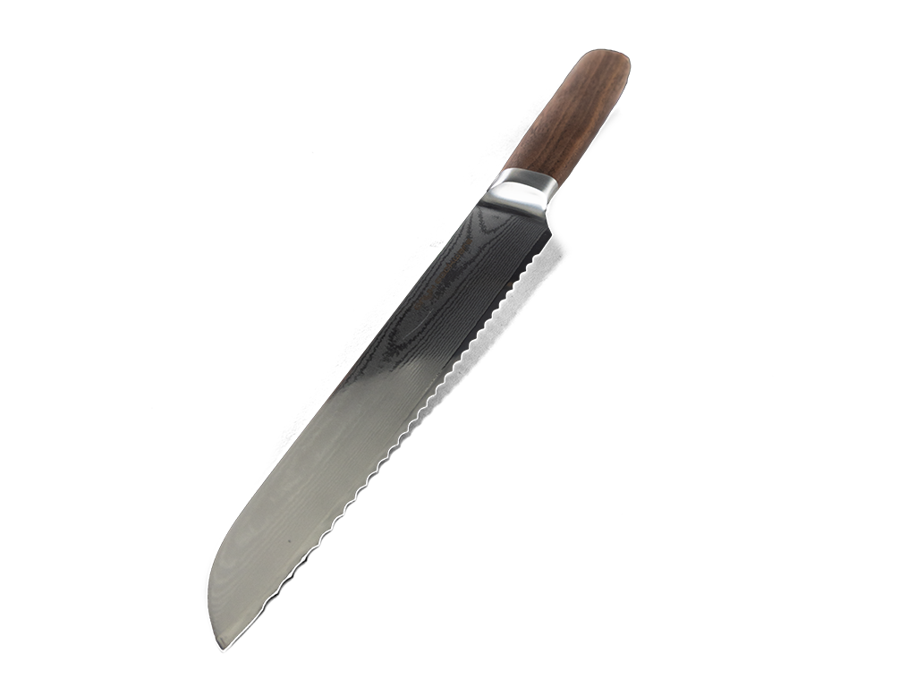 Damascus bread knife 20cm