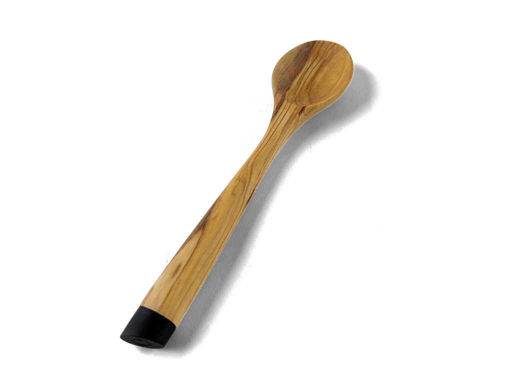 Olive wood serving spoon