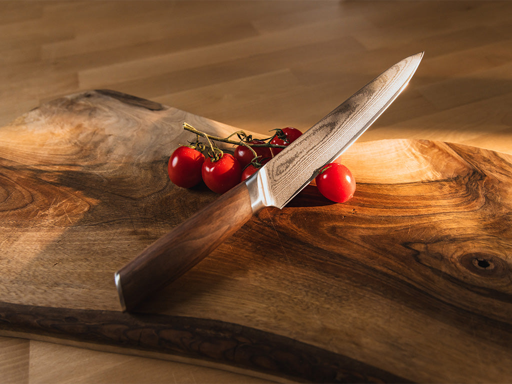 Damascus carving knife 20cm