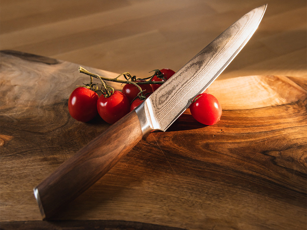 Damascus carving knife 20cm