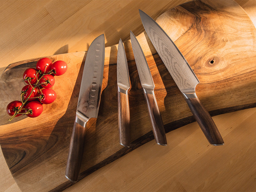 Damascus essential knife set – 4 pcs.