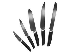 CERAMIC-STEEL HYBRID 5-PIECE ALL-ROUND KNIFE SET - 1