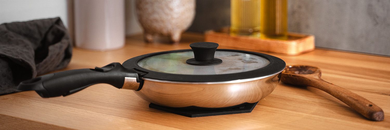 HANDLELESS GLASS LID – 4PC