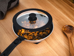 MIXED FRYING PAN WITH DETACHABLE HANDLE SET 2-PC - 5