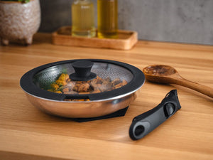 MIXED FRYING PAN WITH DETACHABLE HANDLE SET 2-PC - 6
