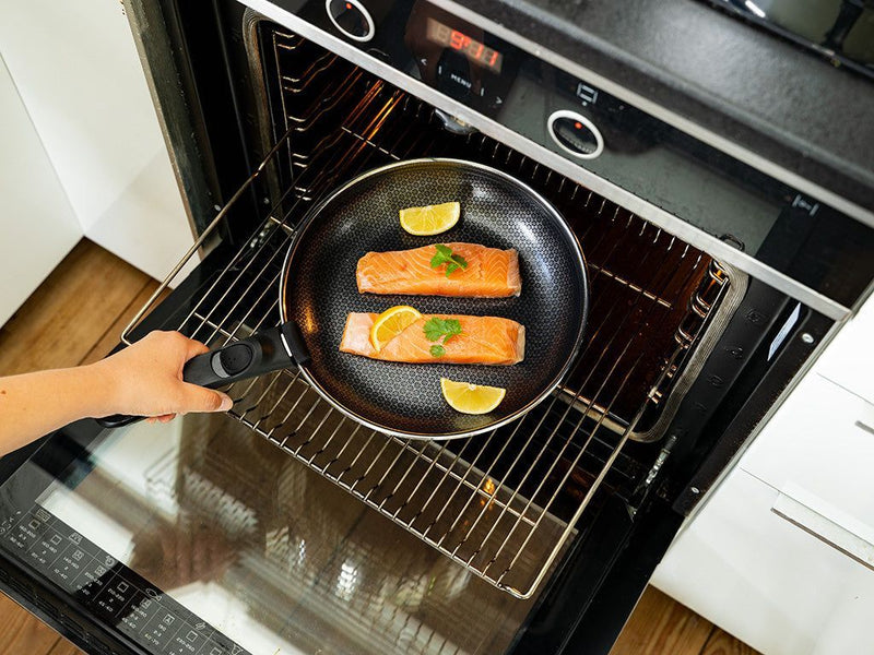 FRYING PAN WITH DETACHABLE HANDLE 3-PC SET