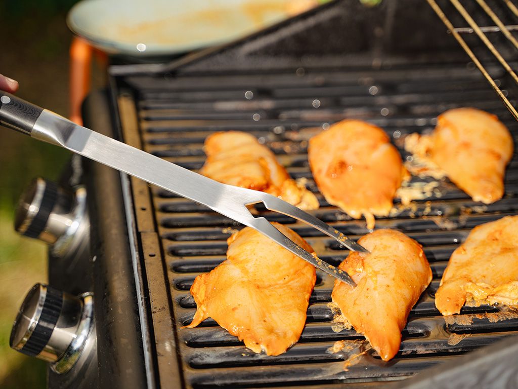STAINLESS STEEL BBQ FORK - 4
