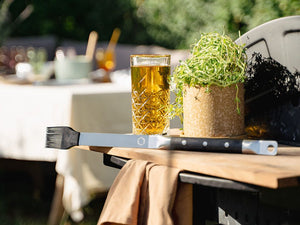 STAINLESS STEEL SILICONE BBQ BRUSH - 2