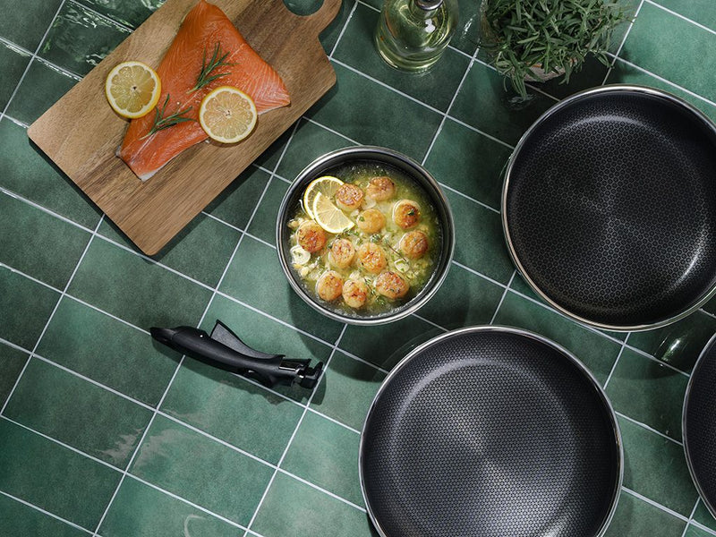 SAUCE POT WITH DETACHABLE HANDLE 18CM SET