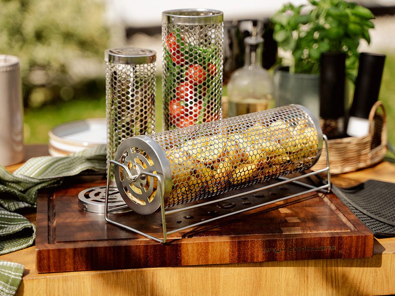 MIXED GRILL BASKET CYLINDER SET