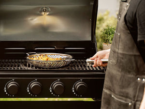 BBQ GRILL PAN WITH DETACHABLE HANDLE 28CM
