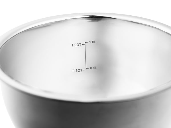 STAINLESS STEEL MIXING BOWL – 1500ML
