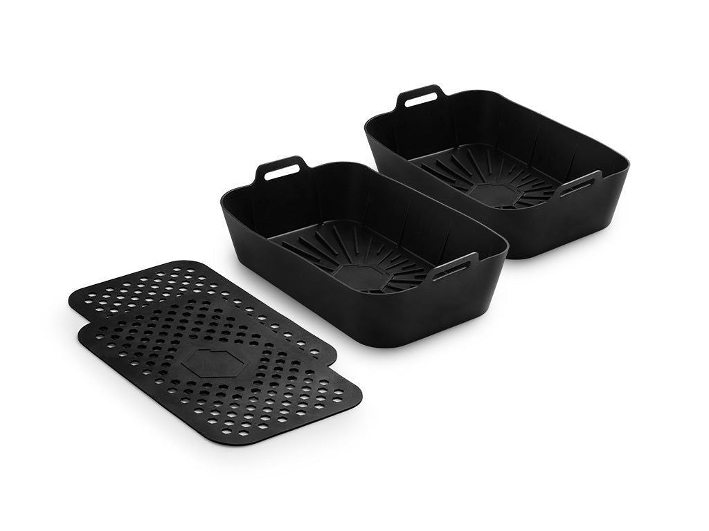 AIR FRYER LINER AND MATS 3-PACK – DUAL