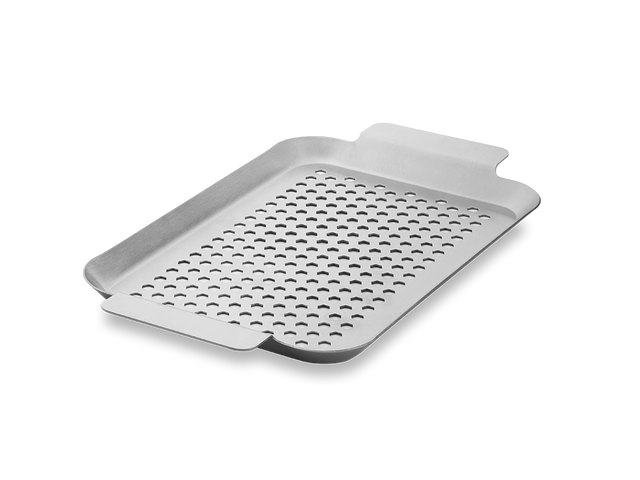 STAINLESS STEEL BBQ TRAY 33×18 CM - 1