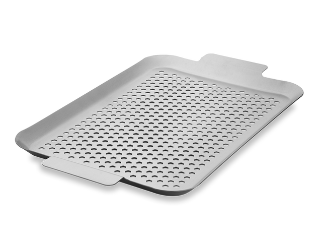 STAINLESS STEEL BBQ TRAY 43×25 CM - 1