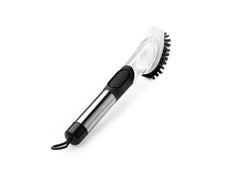 Washing-up brush with soap dispenser