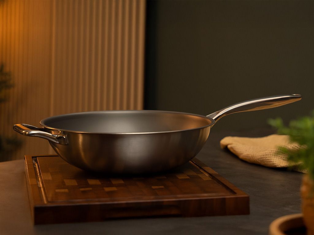 ZERO – NATURAL NON-STICK WOK PAN 30CM - 2