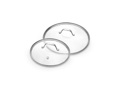 GLASS LID SET 26/28 CM – 2 PIECES - 1