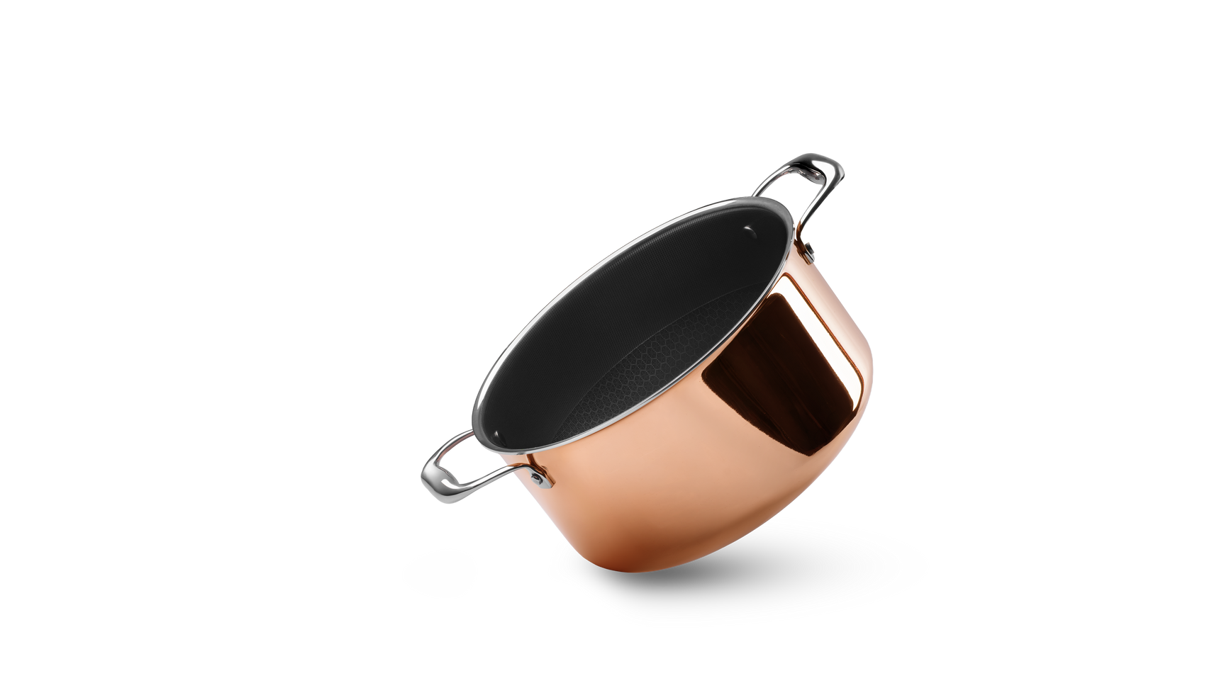 COPPER HYBRID NON-STICK POT 24 CM - 1