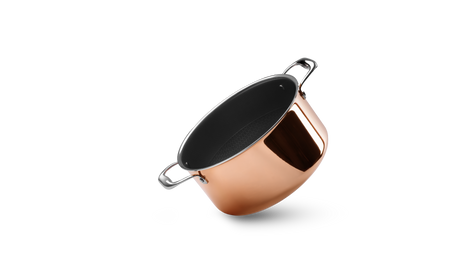 COPPER HYBRID NON-STICK POT 24 CM - 1
