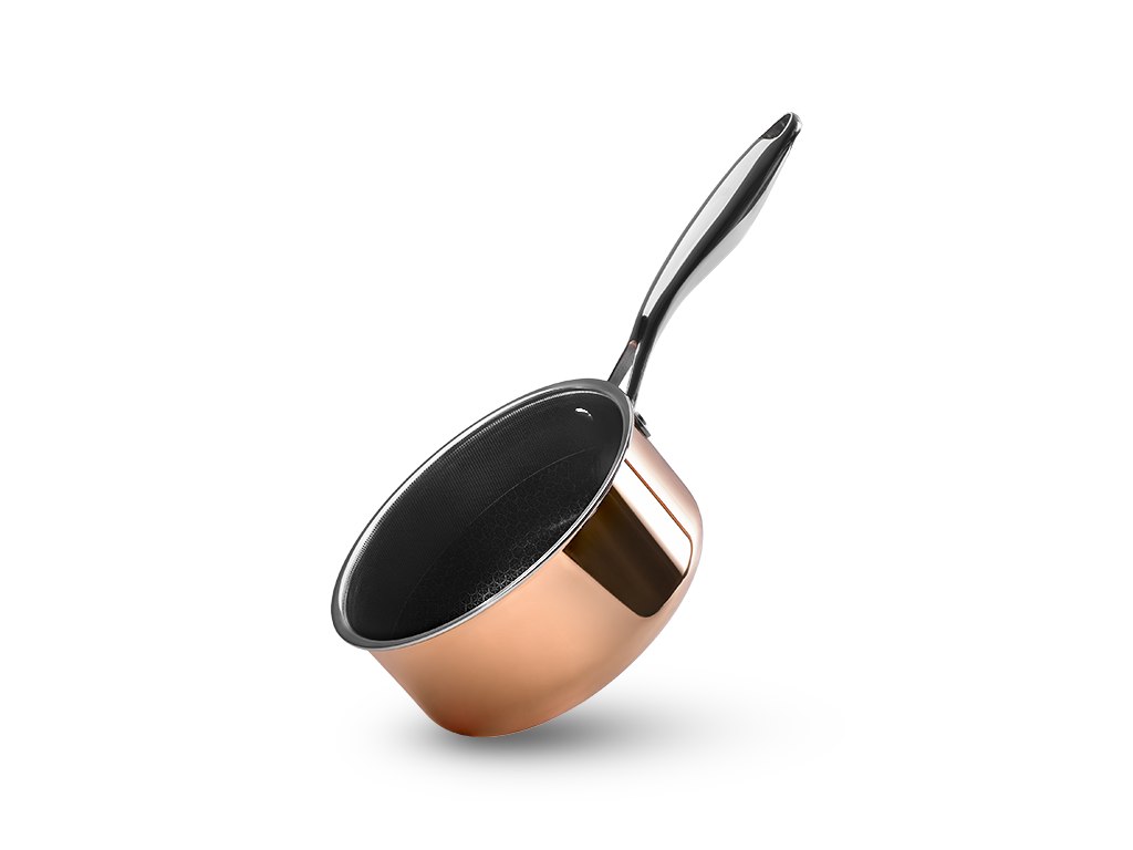 COPPER HYBRID NON-STICK SAUCE POT 18 CM - 1