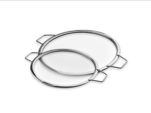 STACKABLE GLASS LIDS – 24/30 CM – 2 PCS - 1