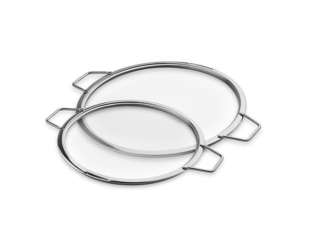 STACKABLE GLASS LIDS – 26/30 CM – 2 PCS - 1