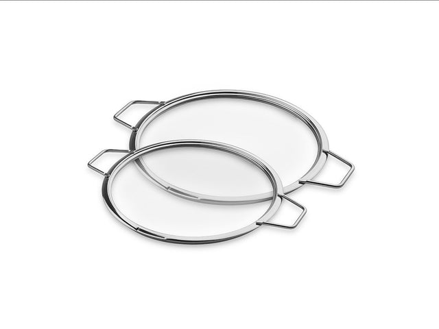 STACKABLE GLASS LIDS – 20/24 CM – 2 PCS - 1