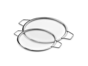 STACKABLE GLASS LIDS – 24/28 CM – 2 PCS - 1