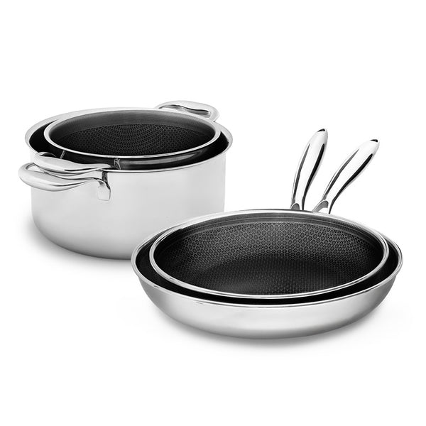 Cookware set 5-piece - Hybrid Non-stick ONYX COOKWARE – ONYXCOOKWARE EU