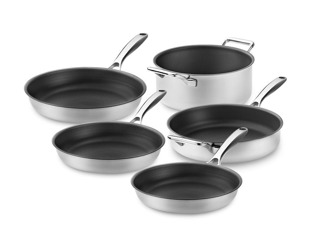ZERO – NATURLIG NON-STICK COOKWARE-SÆT - 5-DELE - 1