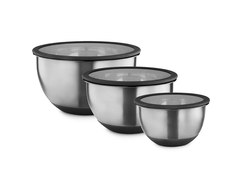 STAINLESS STEEL MIXING BOWL 3PC