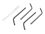 REUSABLE STEEL STRAWS - CURVED