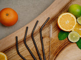 REUSABLE STEEL STRAWS - CURVED
