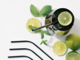 REUSABLE STEEL STRAWS - CURVED