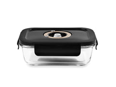 Rectangular vacuum glass container – 630 ml