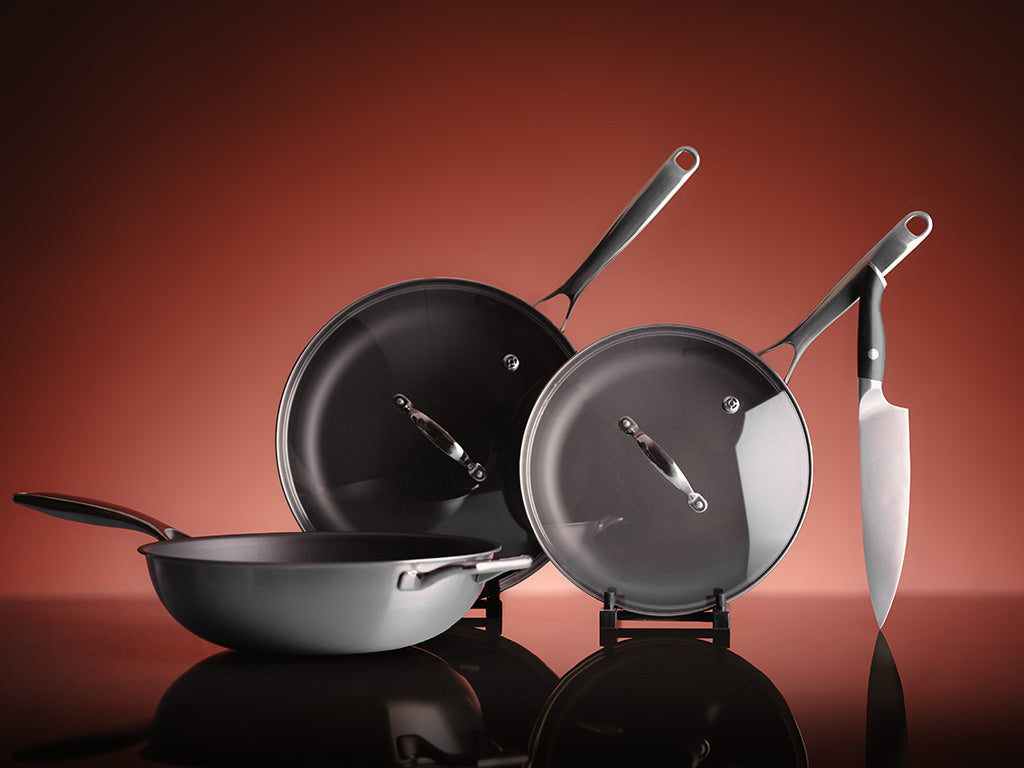The Complete Zero Frying Pan Set 3-Piece
