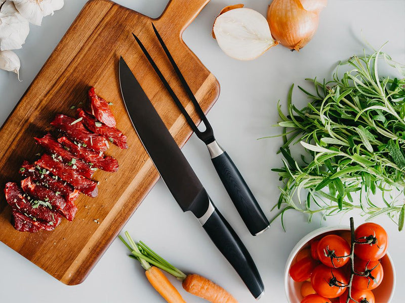 MEAT FORK + SLICE KNIFE BUNDLE