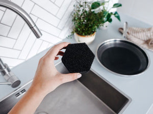 SILICONE CLEANING SPONGE 3-PC