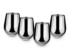 Stainless steel cup set 4 pcs.