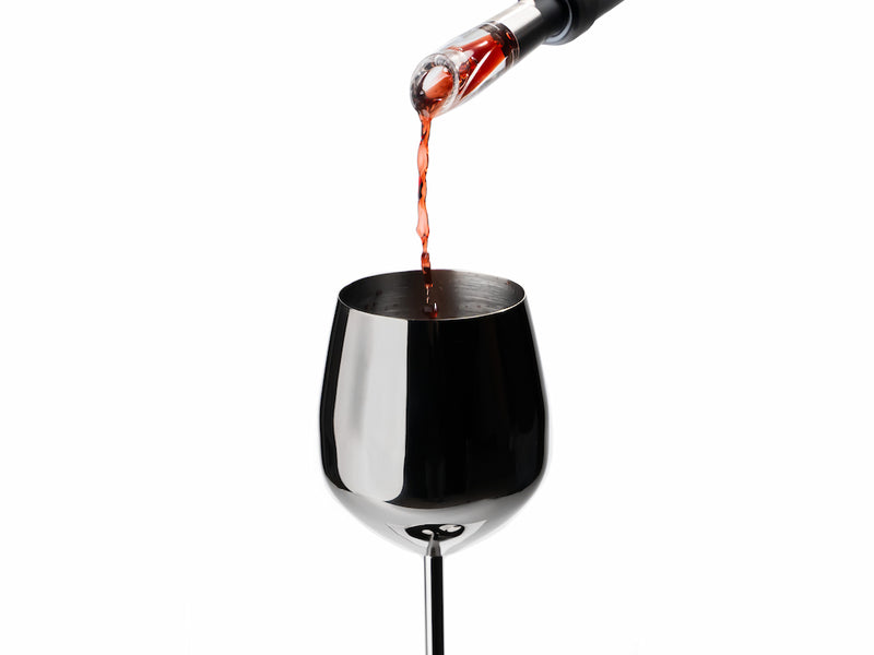 Red Wine Glasses, Shatter Proof Red Coated Steel Unbreakable Wine Glass